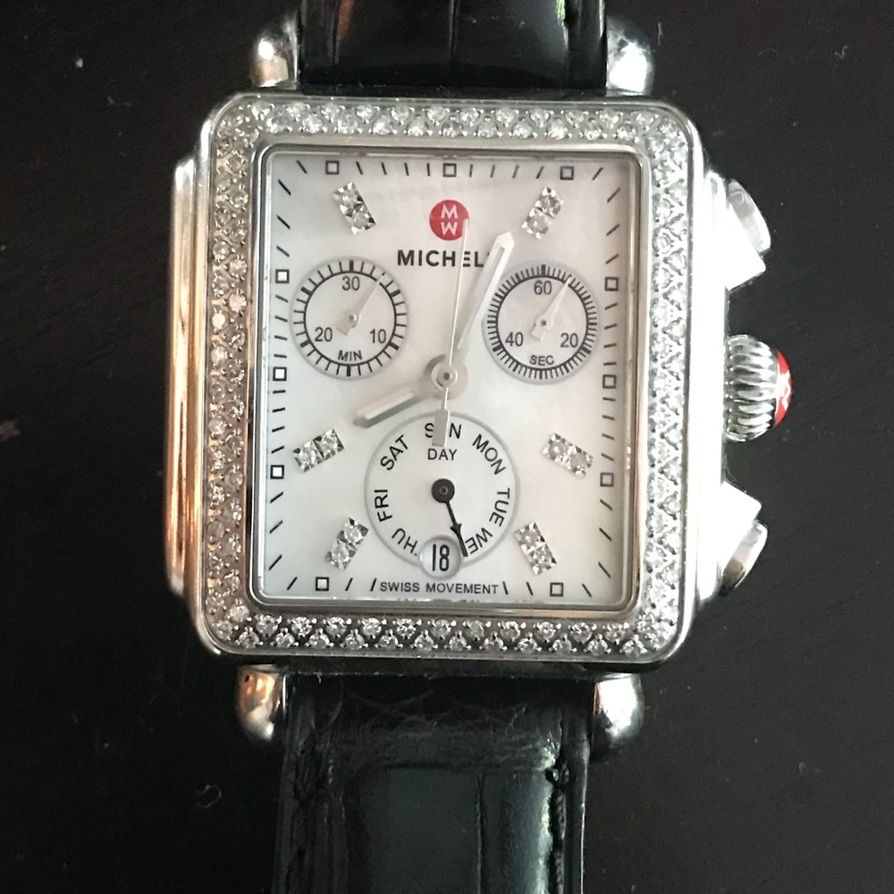 Michele Deco Day Diamond Watch